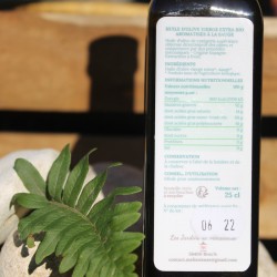 Huile d'Olive bio aromatisée à la Sauge 25cl : Compositions
