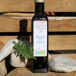 Huile d'Olive bio aromatisée au Romarin 25cl